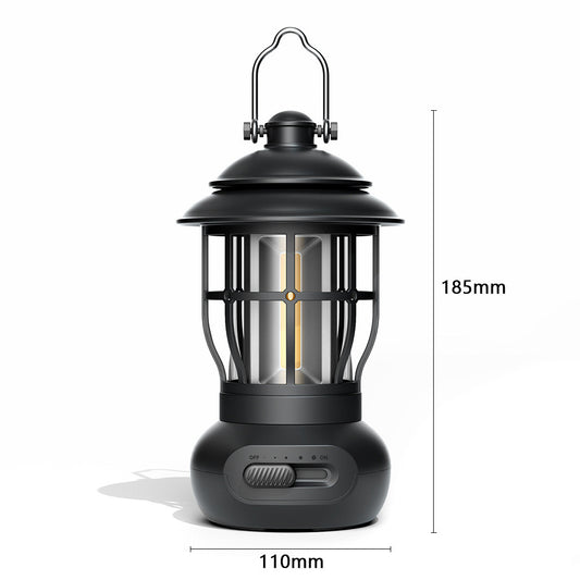 2025 Vintage USB Rechargeable Outdoor Lantern - Ambient Camping Light, Gift.
