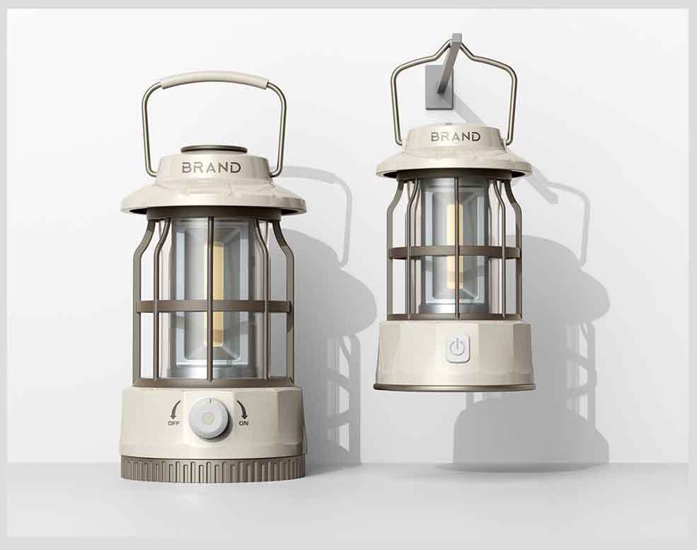 2025 Vintage USB Rechargeable Outdoor Lantern - Ambient Camping Light, Gift.