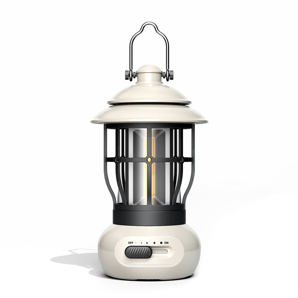2025 Vintage USB Rechargeable Outdoor Lantern - Ambient Camping Light, Gift.