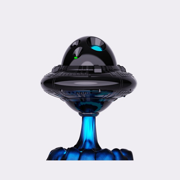 Flying Saucer Starry Sky Projection Light, Indoor Ambient Lighting Decoration