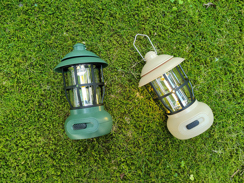 2025 Vintage USB Rechargeable Outdoor Lantern - Ambient Camping Light, Gift.