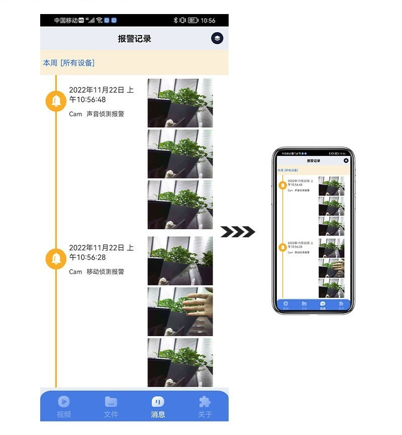 A3 Bidirectional Intercom 1080p HD Surveillance Camera.